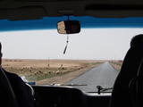 Fahrt vom Euphrat nach Resafa (ar-Rusafa), Syrien