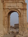 Palmyra: Seitenbogen des Bogentors
