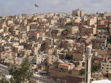 Blick vom Zitadellenhügel (Jebel el-Qala) auf Amman, Jordanien