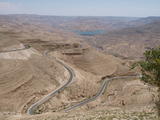 Jordanien: Wadi al-Mujib ( Grand Canyon Jordaniens ) und Mujib-Stausee