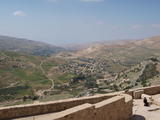 Aussicht von der Festung in Kerak, Jordanien