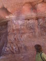 Petra, Jordanien: Strukturen des Gesteins