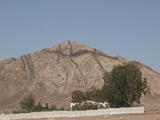 Felsformation auf dem Weg zum Wadi Rum, Jordanien