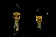 Minarette des Imam-Reza Heiligtums in Mashhad, Iran