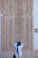 Geometrische Muster am Iwan der Djameh-Moschee (Freitagsmoschee) in Ferdows, Iran