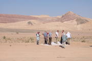 Gesteinsschichten am Rand des Elburs-Gebirges, Iran