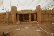 Hauptapsis des mittleren Tempels von Mnajdra, Malta