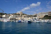 Hafen in Mġarr, Insel Gozo, Malta