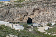 Dwejra Lake (Il-Qawra) in San Lawrenz, Insel Gozo, Malta
