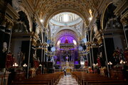 Innenraum der Kirche "Our Lady of Victory" in Naxxar, Malta