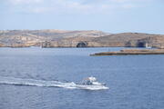 Die Insel Comino zwischen Malta und Gozo