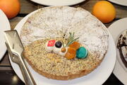 Kuchen mit Malta-Verzierung