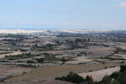 Blick von der Festungsmauer von Mdina in die Umgebung
