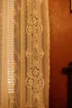 Detail von Vorhängen im Palazzo Parisio in Naxxar, Malta