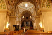 Innenraum der Kirche "Our Lady of Victory" in Naxxar, Malta