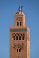 Minarett der Koutoubia-Moschee in Marrakech, Marokko