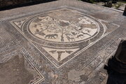 Mosaik in Volubilis, Marokko