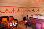 Innenansicht eines Hotelzimmers in Taroudant, Marokko