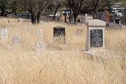 Schutztruppen-Gräber auf dem Friedhof der Missionskirche in Okahandja, Namibia