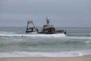 Schiffswrack an der Atlantikküste, Namibia