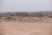 "Mondlandschaft" in der Namib-Wüste, Namibia