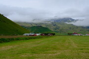 Landschaft an der Küste beim Eyjafjallajökull, Island