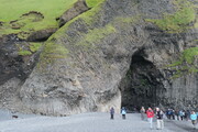 Basaltformen beim Black Beach (Reynisfjara), Island