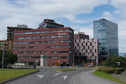 Moderne Gebäude in Reykjavík, Island